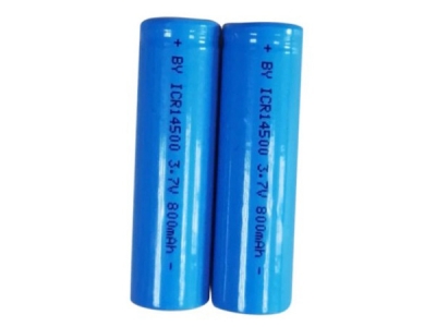 14500 column lithium high capacity 800mAh