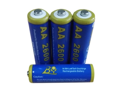 low self discharge battery AA2600mAh battery