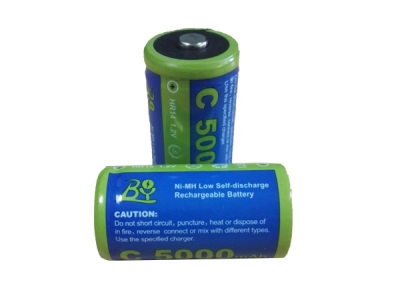 LOW dischargeable battery size C 5000mah